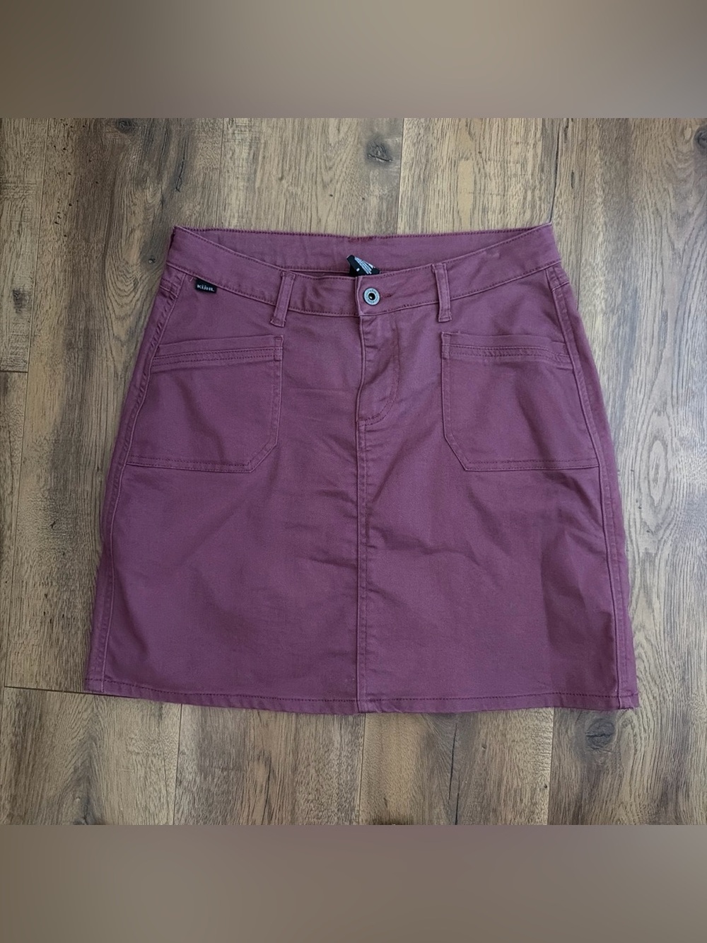 KUHL Plum Utility A-Line Skirt